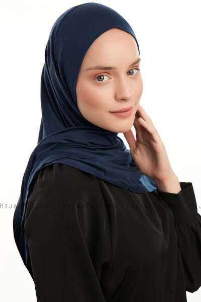 Vesile - Hijab One-Piece Bleu Marin
