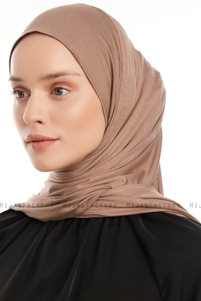 Vesile - Hijab One-Piece Taupe Foncé