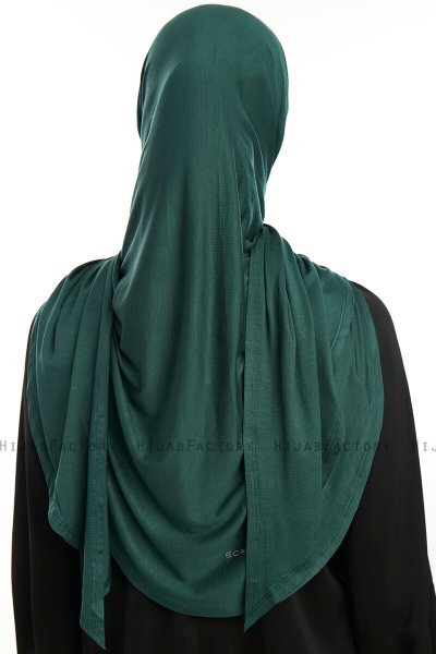 Vesile - Hijab One-Piece Vert Foncé