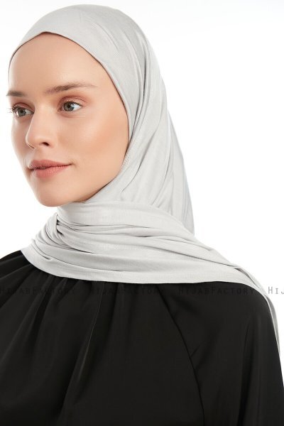 Vesile - Hijab One-Piece Gris Clair