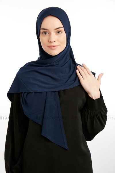 Nermin - Sandy Scarfs Hijab Bleu Marin