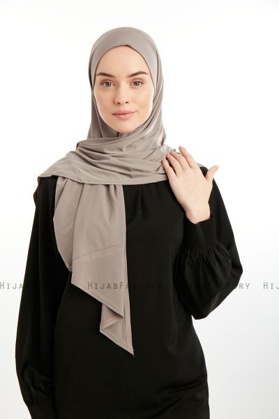 Nermin - Sandy Scarfs Hijab Taupe Foncé