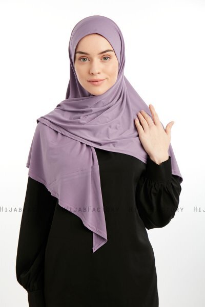 Nermin - Sandy Scarfs Hijab Violet Foncé