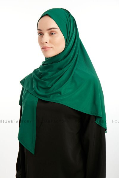 Nermin - Sandy Scarfs Hijab Vert Foncé