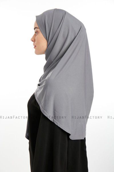 Nermin - Sandy Scarfs Hijab Gris Foncé