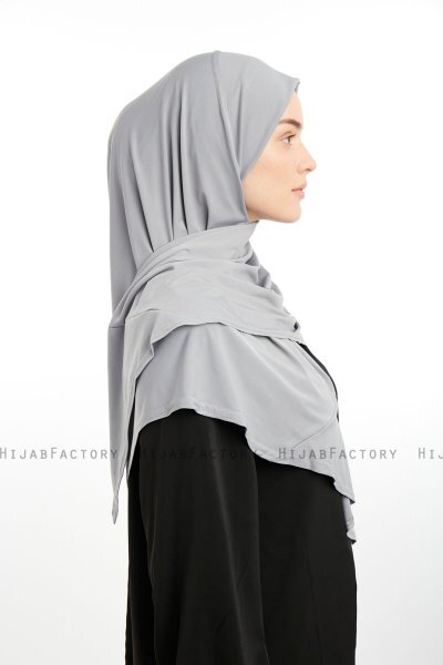 Nermin - Sandy Scarfs Hijab Gris Clair