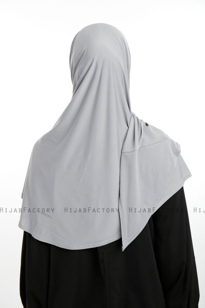 Nermin - Sandy Scarfs Hijab Gris Clair