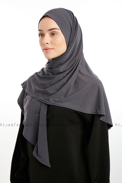 Nermin - Sandy Scarfs Hijab Anthracite
