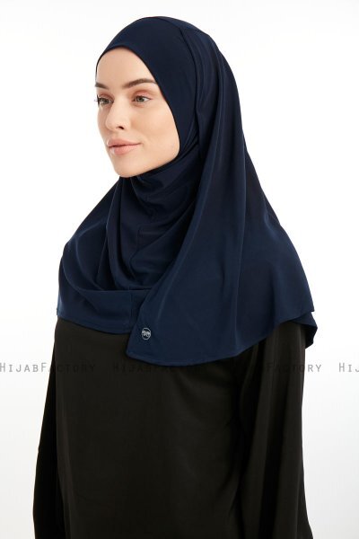 Ilay - Sandy Turban Hijab Bleu Marin