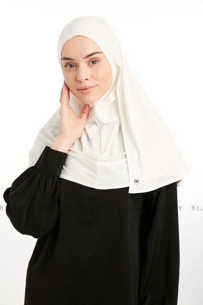 Ilay - Sandy Turban Hijab Crème