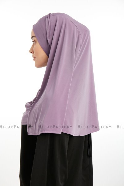 Ilay - Sandy Turban Hijab Violet Foncé