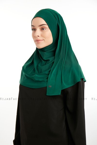 Ilay - Sandy Turban Hijab Vert Foncé
