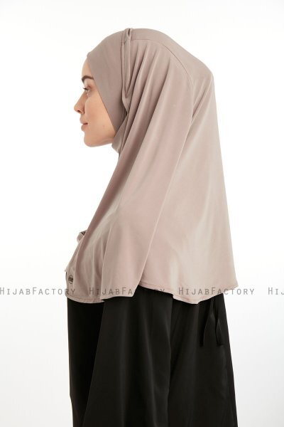 Ilay - Sandy Turban Hijab Gris Pierre