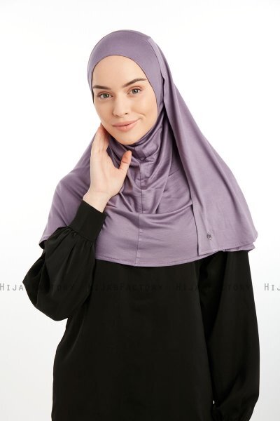 Feriha - HIjab Turban Viscose Violet Foncé