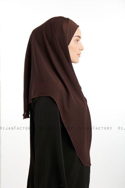 Bengi - Micro Krep Turban Hijab Marron