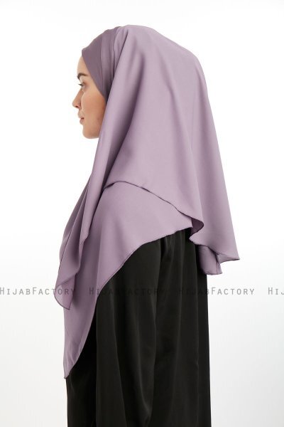 Bengi - Micro Krep Turban Hijab Lavender