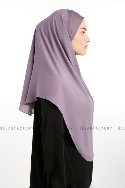 Bengi - Micro Krep Turban Hijab Lavender