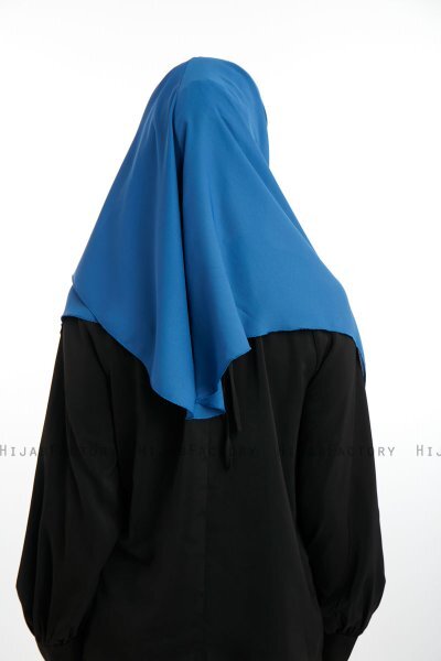Bengi - Micro Krep Turban Hijab Indigo
