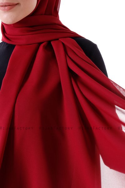 Hadise - Hijab Chiffon Bordeaux