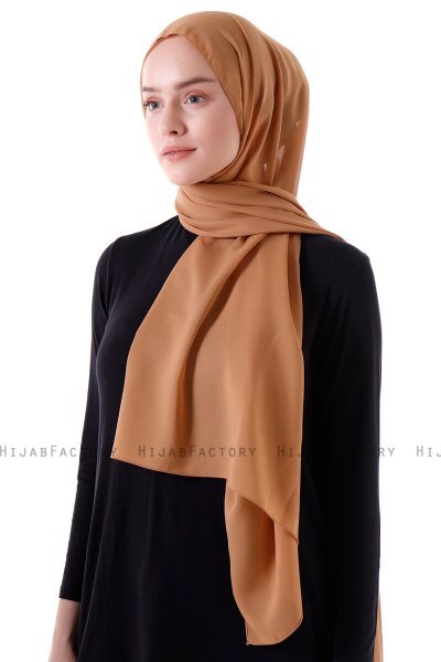 Hadise - Hijab Chiffon Moutarde