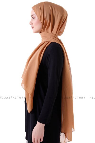 Hadise - Hijab Chiffon Moutarde