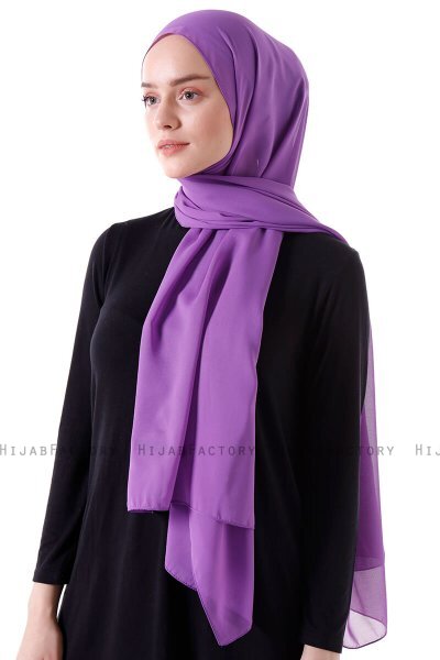 Hadise - Hijab Chiffon Violet