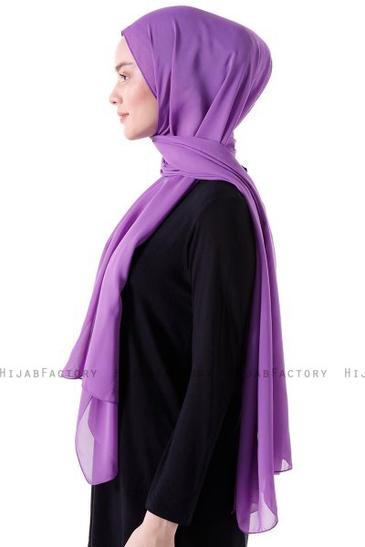 Hadise - Hijab Chiffon Violet