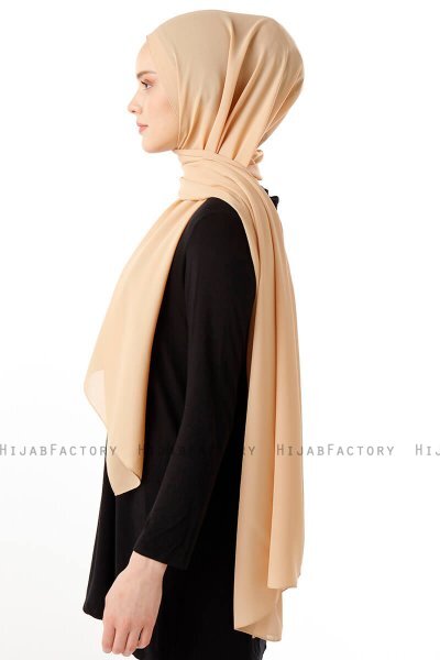 Hadise - Hijab Chiffon Moutarde Clair