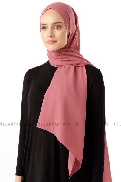 Hadise - Hijab Chiffon Rose Foncé