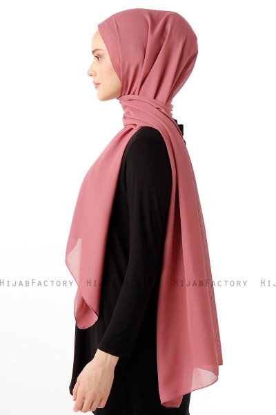 Hadise - Hijab Chiffon Rose Foncé