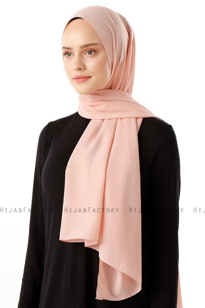Hadise - Hijab Chiffon Saumon