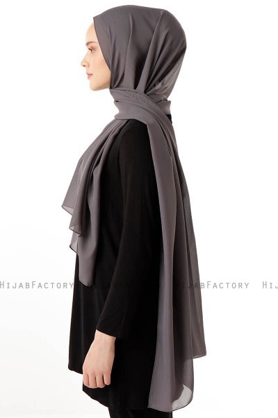 Hadise - Hijab Chiffon Anthracite