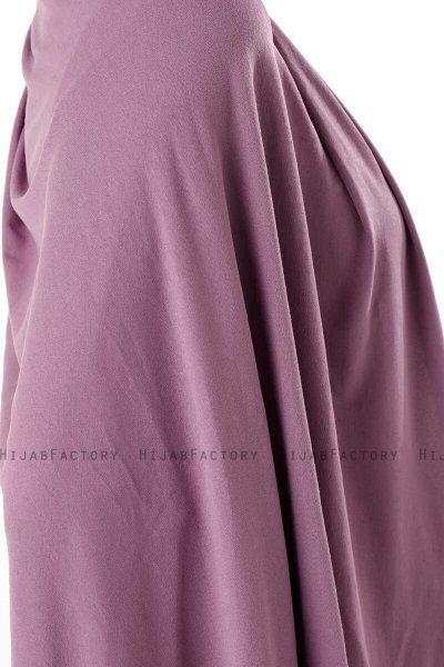 Neylan - Hijab Violet Foncé Basique En Jersey