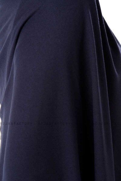 Neylan - Hijab Bleu Marin Basique En Jersey