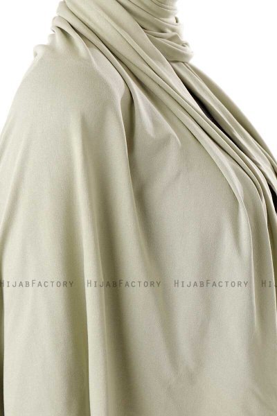 Neylan - Hijab Vert Clair Basique En Jersey