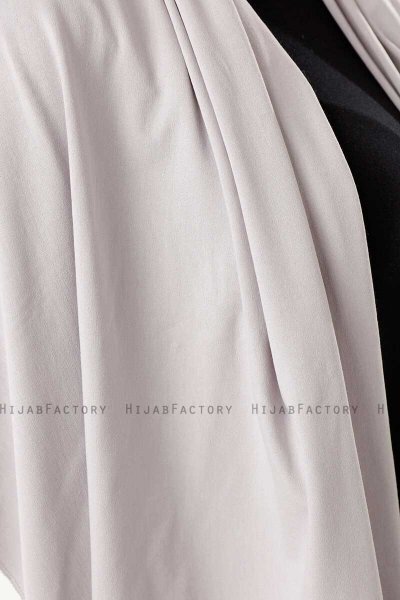 Neylan - Hijab Gris Clair Basique En Jersey