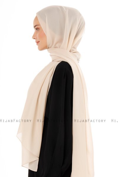 Esra - Hijab Chiffon Nude