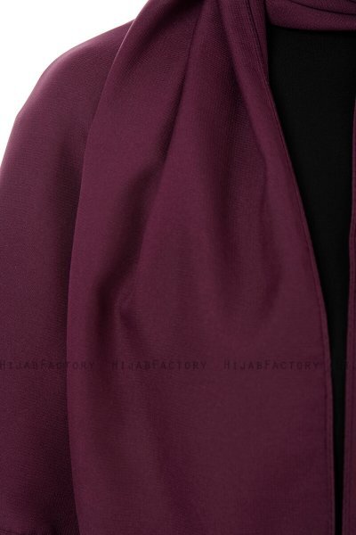 Esra - Hijab Chiffon Violet Foncé