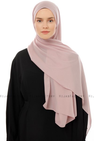 Esra - Hijab Chiffon Rose Foncé