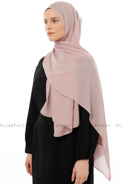 Esra - Hijab Chiffon Rose Foncé