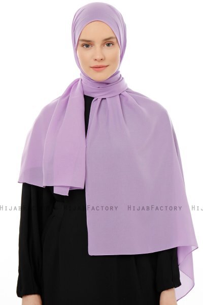 Esra - Hijab Chiffon Violet Clair