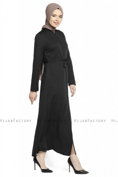 Emine - Abaya Noir - Miss Cazibe