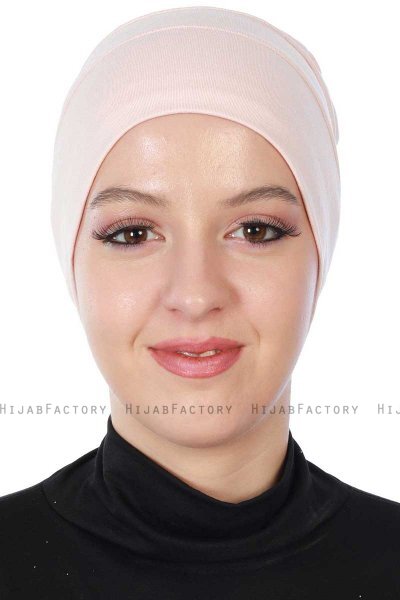 Stella - Turban En Coton Vieux Rose