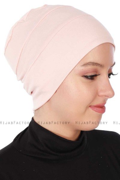 Stella - Turban En Coton Vieux Rose