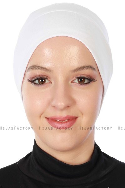 Stella - Turban En Coton Blanc
