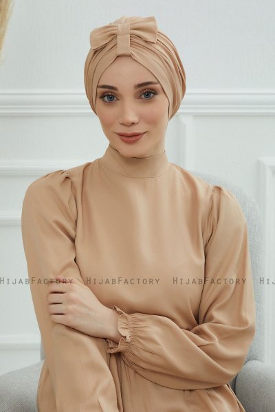 Agnes - Turban En Coton Sand