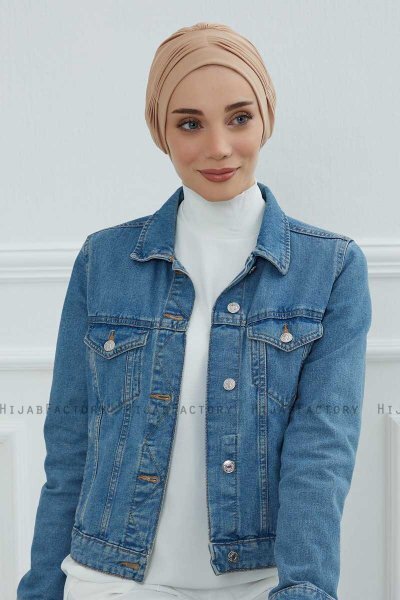 Linda - Turban En Coton Sand