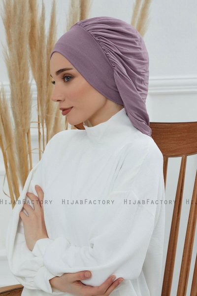Isabella - Turban En Coton Lilac