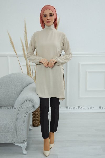 Isabella - Turban En Coton Saumon