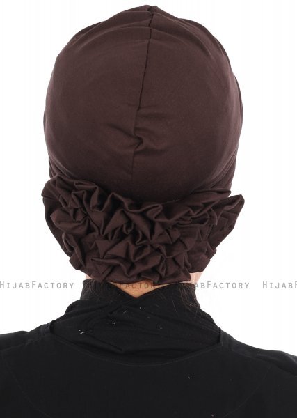 Elisabeth - Turban En Coton Marron